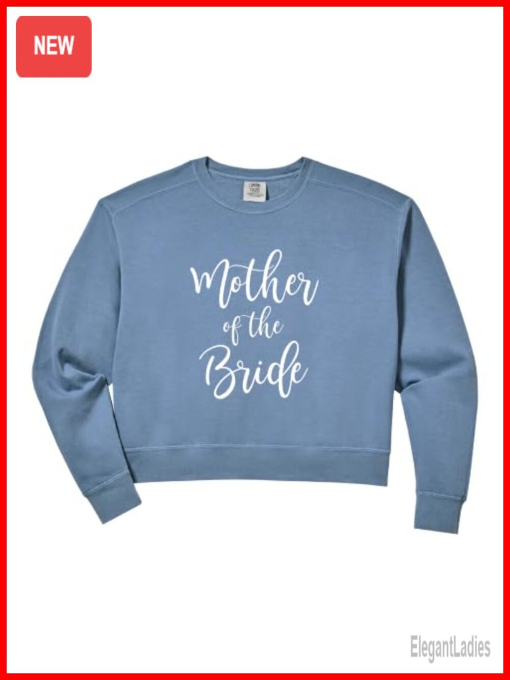Women's Mother of the Bride Crop Sweatshirt Bridal Party